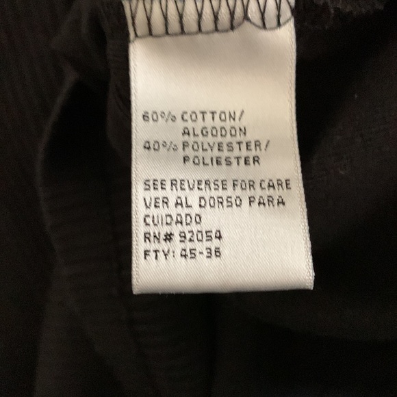 Carolyn Taylor essentials black short sleeve top size large - Picture 3 of 6